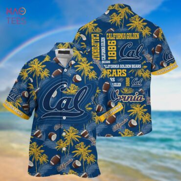 California Golden Bears Coconut Blue Hawaiian Shirt