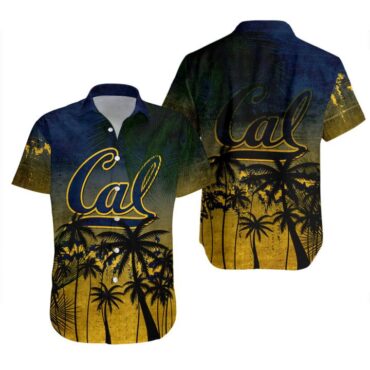 California Golden Bears Coconut Tree Trendy Hawaiian Shirt V3