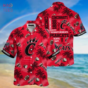 Cincinnati Bearcats Coconut Red Hawaiian Shirt