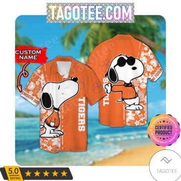 Clemson Tigers Custom Name Hawaiian Shirt
