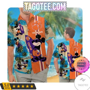 Clemson Tigers Custom Name Trendy Hawaiian Shirt