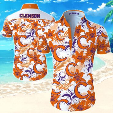 Clemson Tigers Hawaiian Shirt V1 Aloha Shirt