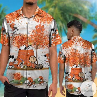 Clemson Tigers Hawaiian Shirt V12 Aloha Shirt