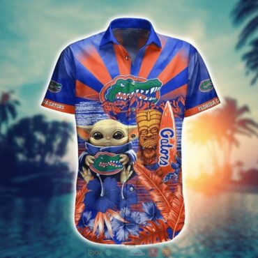 Florida Gators Baby Yoda Trendy Hawaiian Shirt Aloha Shirt