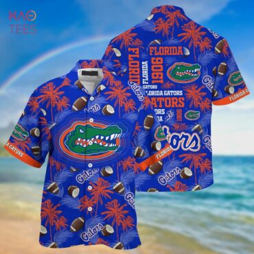 Florida Gators Coconut Blue Orange Hawaiian Shirt