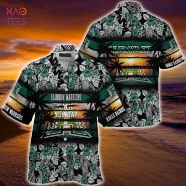 Hawaii Rainbow Warriors Floral Pattern For Sports Enthusiast This Year Hawaiian Shirt