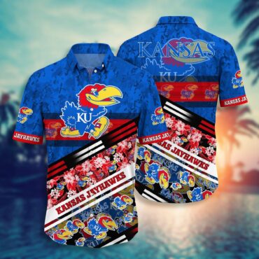 Kansas Jayhawks Blue Special Hawaiian Shirt