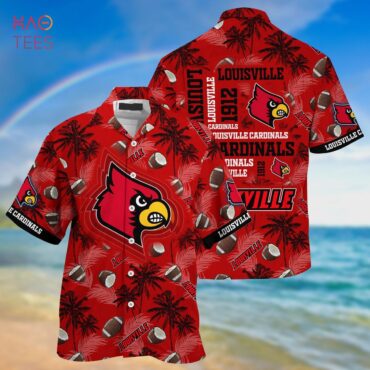 Louisville Cardinals Coconut Red Hawaiian Shirt