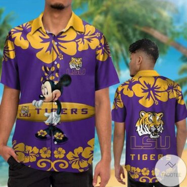 Lsu Tigers Minnie Hawaiian Shirt