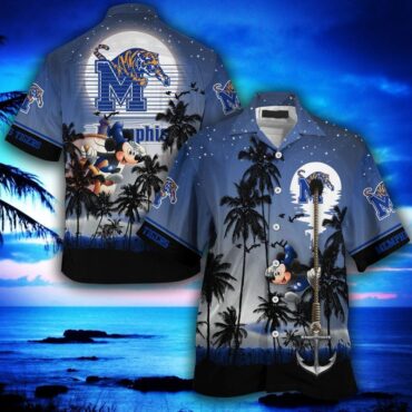 Memphis Tigers Mickey Mouse Hawaiian Shirt