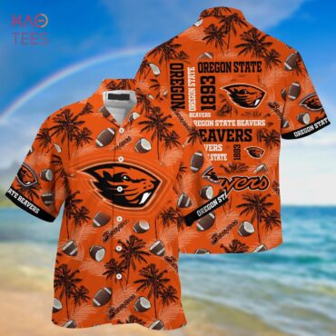 Oregon State Beavers Coconut Tree Hawaiian Shirt