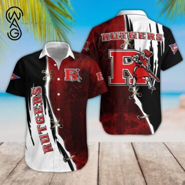 Rutgers Scarlet Knights Limited Edition Hawaiian Shirt