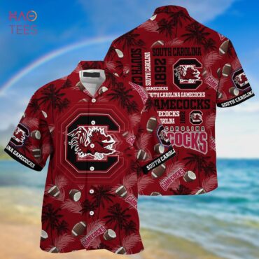 South Carolina Gamecocks Coconut Garnet Hawaiian Shirt