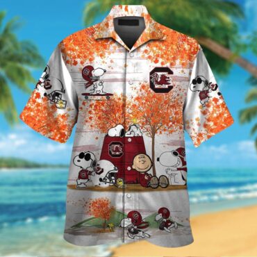South Carolina Gamecocks Snoopy Hawaiian Shirt