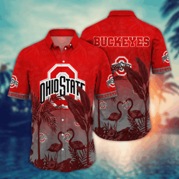Ohio State Buckeyes NCAA Hawaiian Shirt Brightnesstime Aloha Shirt