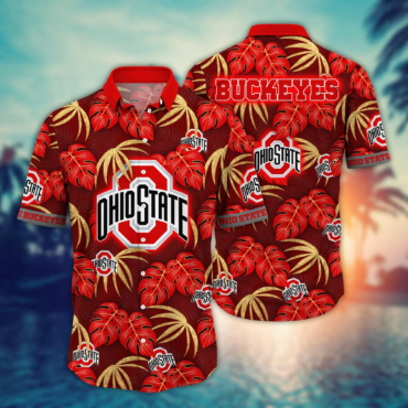 Ohio State Buckeyes NCAA Hawaiian Shirt Heat Aloha Shirt