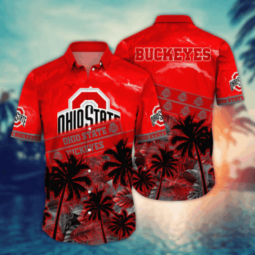Ohio State Buckeyes NCAA Hawaiian Shirt Seafront Aloha Shirt