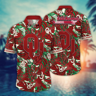 Oklahoma Sooners NCAA Hawaiian Shirt Balmy Aloha Shirt
