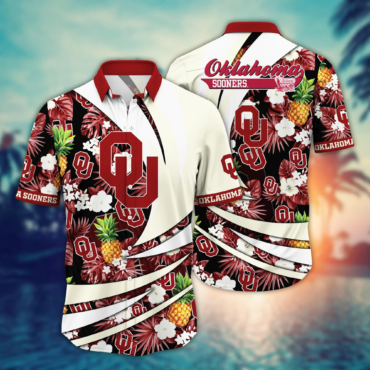 Oklahoma Sooners NCAA Hawaiian Shirt Heat Aloha Shirt