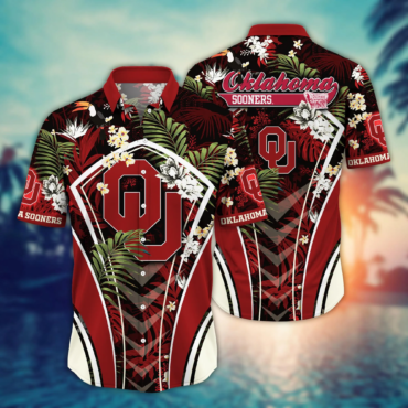Oklahoma Sooners NCAA Hawaiian Shirt Heatwave Aloha Shirt