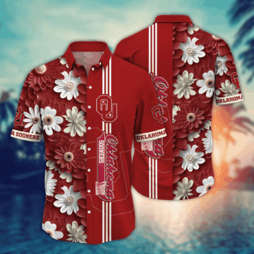 Oklahoma Sooners NCAA Hawaiian Shirt Radiance Aloha Shirt