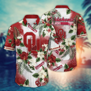 Oklahoma Sooners NCAA Hawaiian Shirt Shortstime Aloha Shirt