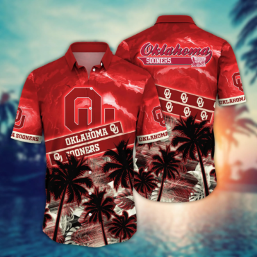 Oklahoma Sooners NCAA Hawaiian Shirt Sunlit Aloha Shirt
