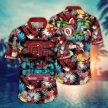 Oklahoma Sooners NCAA Hawaiian Shirt Warmthtime Aloha Shirt