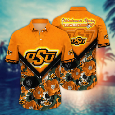 Oklahoma State Cowboys NCAA Hawaiian Shirt Custom Vacation Aloha Shirt