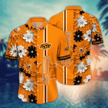 Oklahoma State Cowboys NCAA Hawaiian Shirt Long Days Aloha Shirt