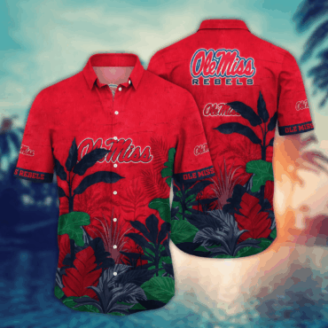 Ole Miss Rebels NCAA Hawaiian Shirt Balmy Aloha Shirt
