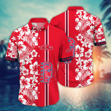Ole Miss Rebels NCAA Hawaiian Shirt Beach Seasontime Aloha Shirt