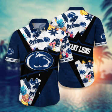 Penn State Nittany Lions NCAA Hawaiian Shirt Swimsuits Aloha Shirt