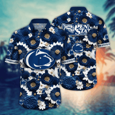Penn State Nittany Lions NCAA Hawaiian Shirt Trending For This Summer Customize Shirt