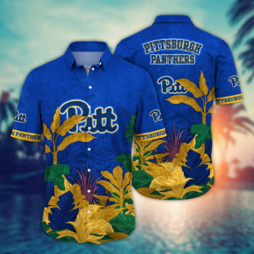 Pittsburgh Panthers Ncaa Hawaiian Shirt Vacation Aloha Shirt