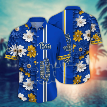 Pittsburgh Panthers Ncaa Hawaiian Shirt Vacation Spots Aloha Shirt