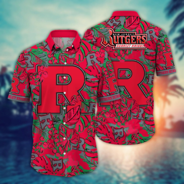 Rutgers Scarlet Knights Ncaa Hawaiian Shirt August Aloha Shirt