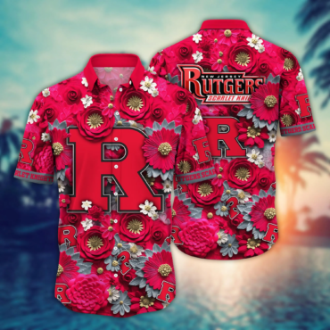 Rutgers Scarlet Knights Ncaa Hawaiian Shirt Trending For This Summer Customize Shirt