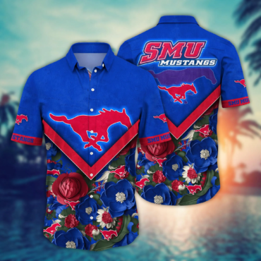 SMU Mustangs Ncaa Hawaiian Shirt Custom Hot Season Aloha Shirt