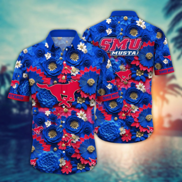 SMU Mustangs Ncaa Hawaiian Shirt Trending For This Summer Customize Shirt