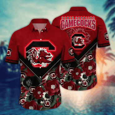South Carolina Gamecocks Ncaa Hawaiian Shirt Custom Tropical Aloha Shirt