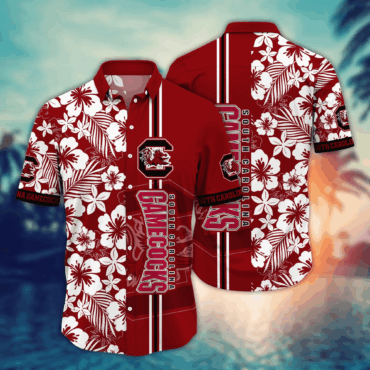 South Carolina Gamecocks Ncaa Hawaiian Shirt Flip Flopstime Aloha Shirt