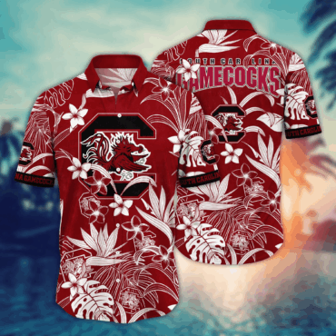 South Carolina Gamecocks Ncaa Hawaiian Shirt Ice Cold Drinkstime Aloha Shirt