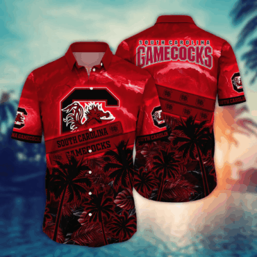 South Carolina Gamecocks Ncaa Hawaiian Shirt Seaside Aloha Shirt