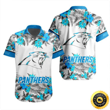 Carolina Panthers Hawaiian Shirt Special Floral Tropical Team Spirit
