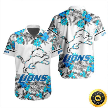 Detroit Lions Hawaiian Shirt Special Floral Tropical Team Spirit