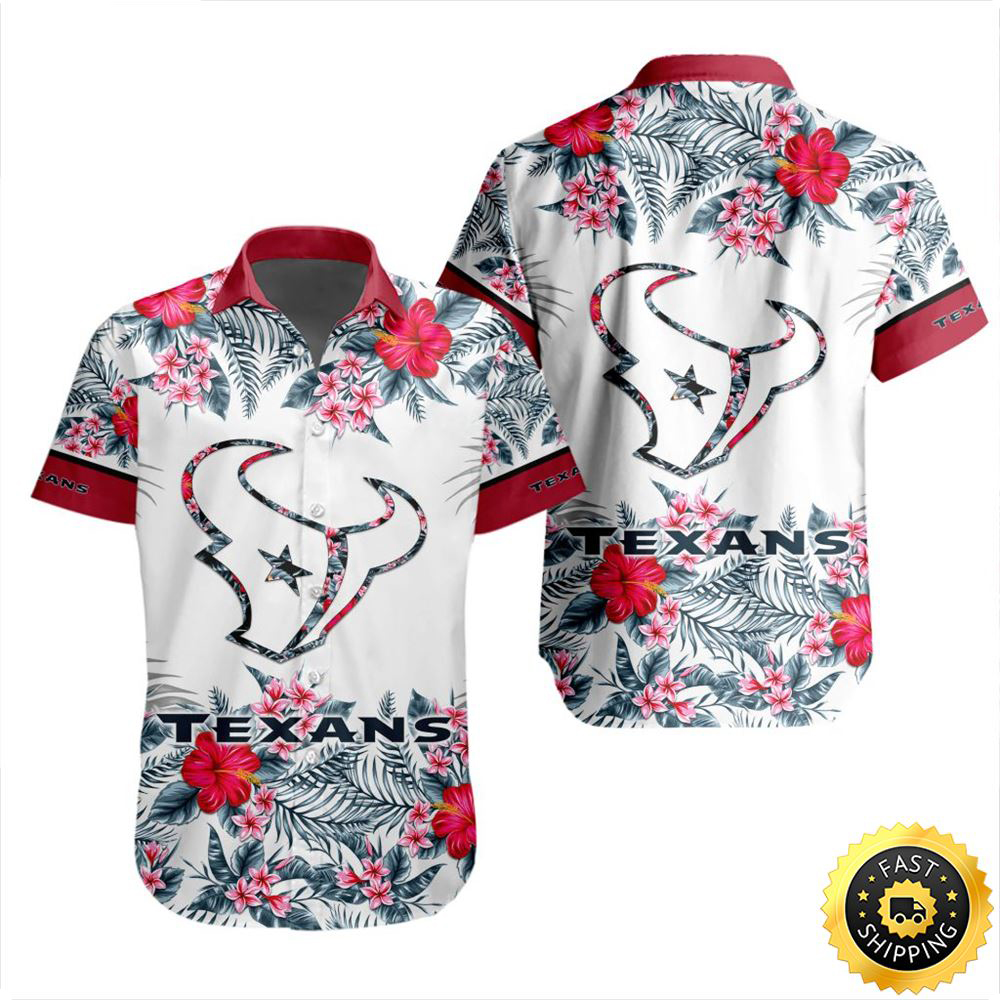 Houston Texans Hawaiian Shirt Special Floral Tropical Team Spirit