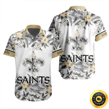 New Orleans Saints Hawaiian Shirt Special Floral Tropical Team Spirit