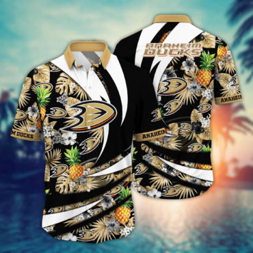 Anaheim Ducks NHL Hawaiian Shirt High Temperatures Aloha Shirt