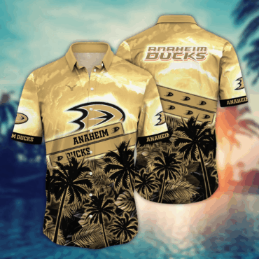 Anaheim Ducks NHL Hawaiian Shirt Sandalstime Aloha Shirt